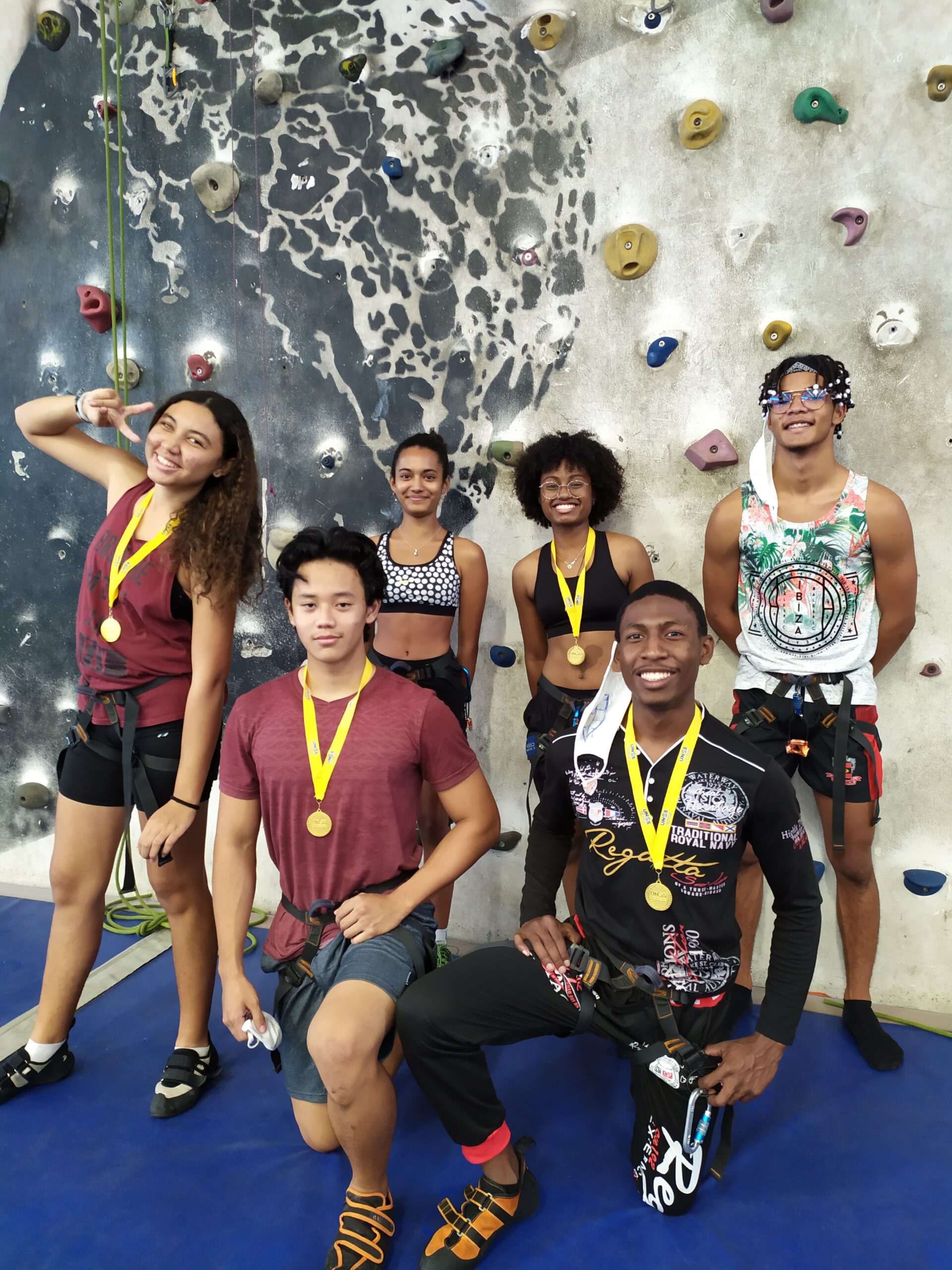 Championnat Académique de Blocs d’escalade. Lycée Jean Hinglo